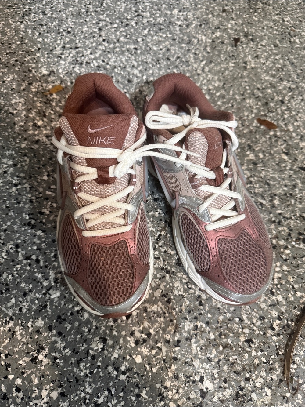 Nike Women's Rose-Mauve Mesh Running Sneakers